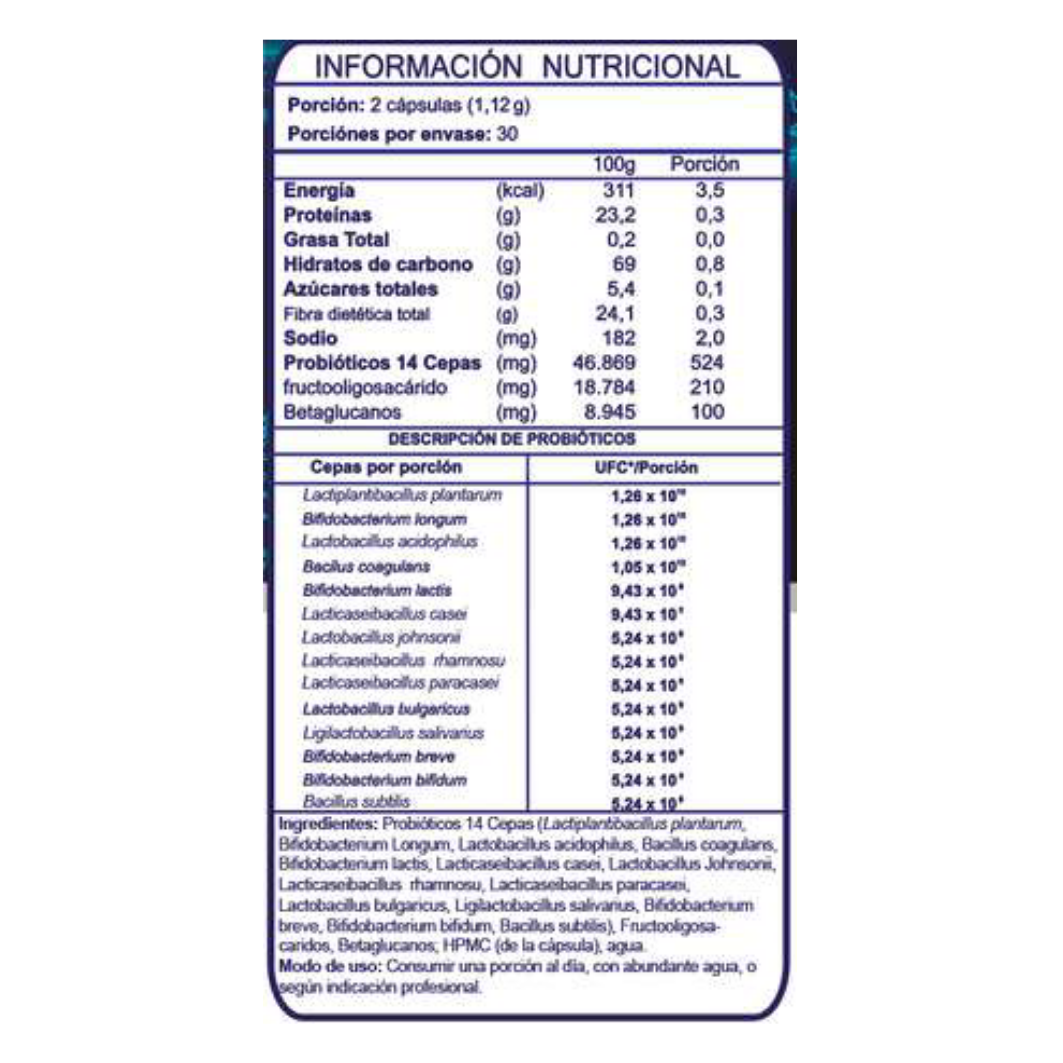 Biotics Premium 100 Billones (Probiotico)