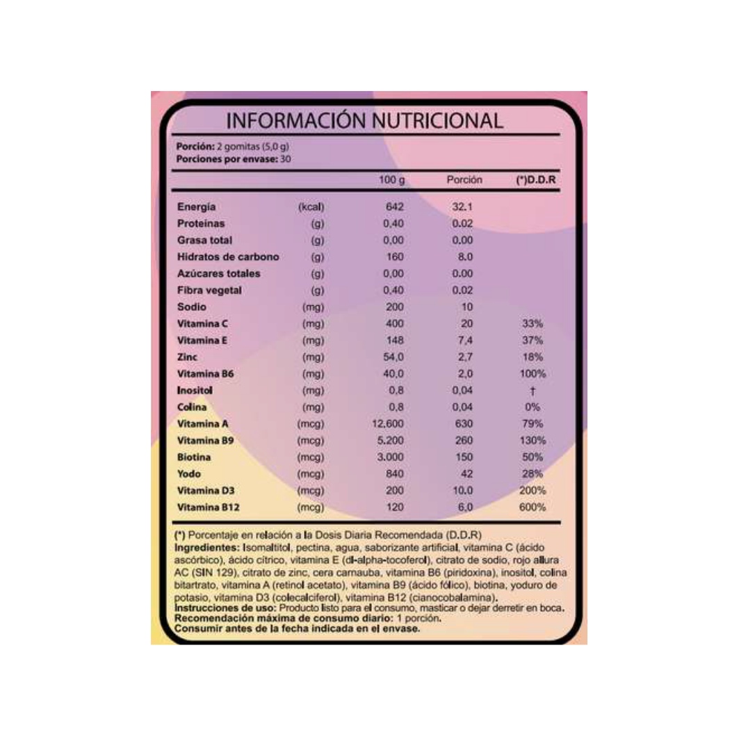 Gomitas HSN (Hair, Skin & Nails)
