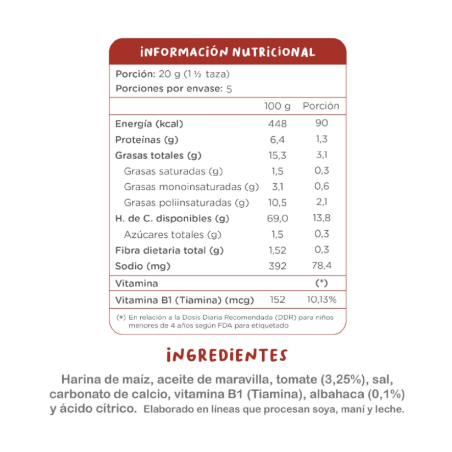 KUNA Bombas Mediterráneas Familiar 100 grs