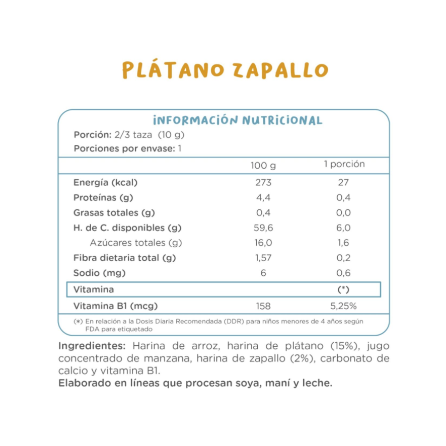KUNA Puffs Plátano Zapallo 10 grs