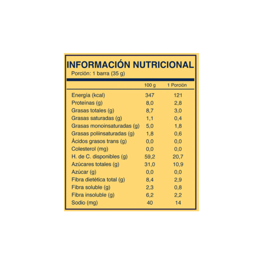 WILD FOODS Barra Natural Manzana Canela 35 grs
