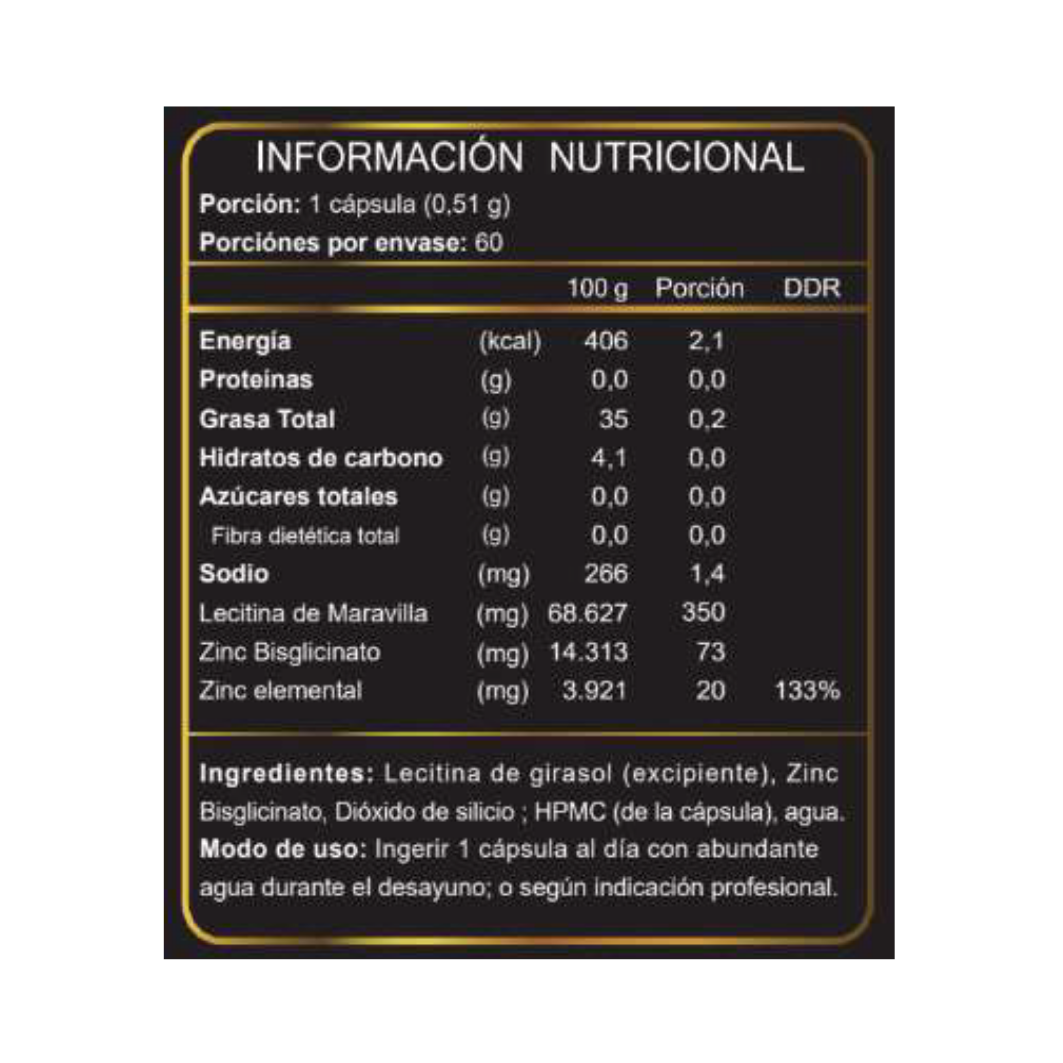 Zinc Elemental Premium (Zinc Bisglicinato)