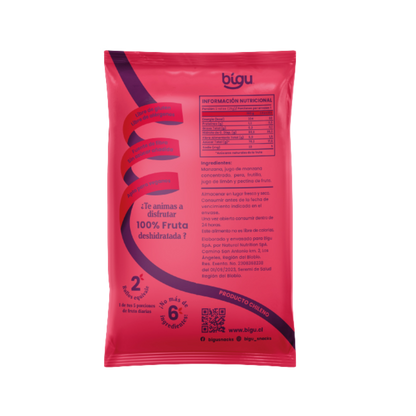 BIGU Rollo de Fruta Frutilla 25 grs