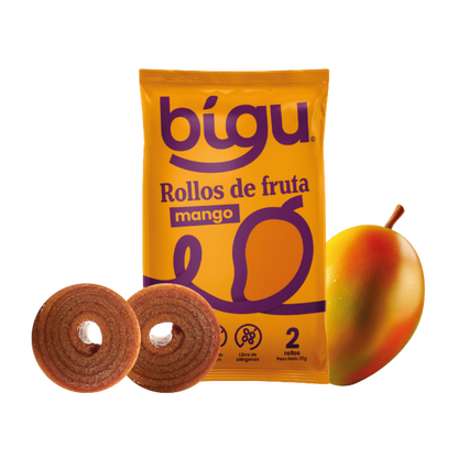 BIGU Rollo de Fruta Mango 25 grs
