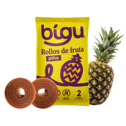 BIGU Rollo de Fruta Piña 25 grs