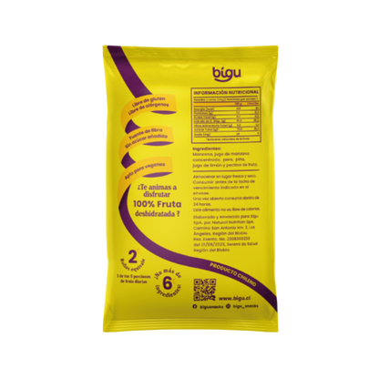 BIGU Rollo de Fruta Piña 25 grs