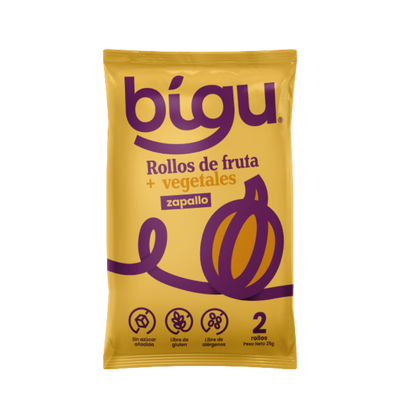BIGU Rollo de Fruta Zapallo 25 grs