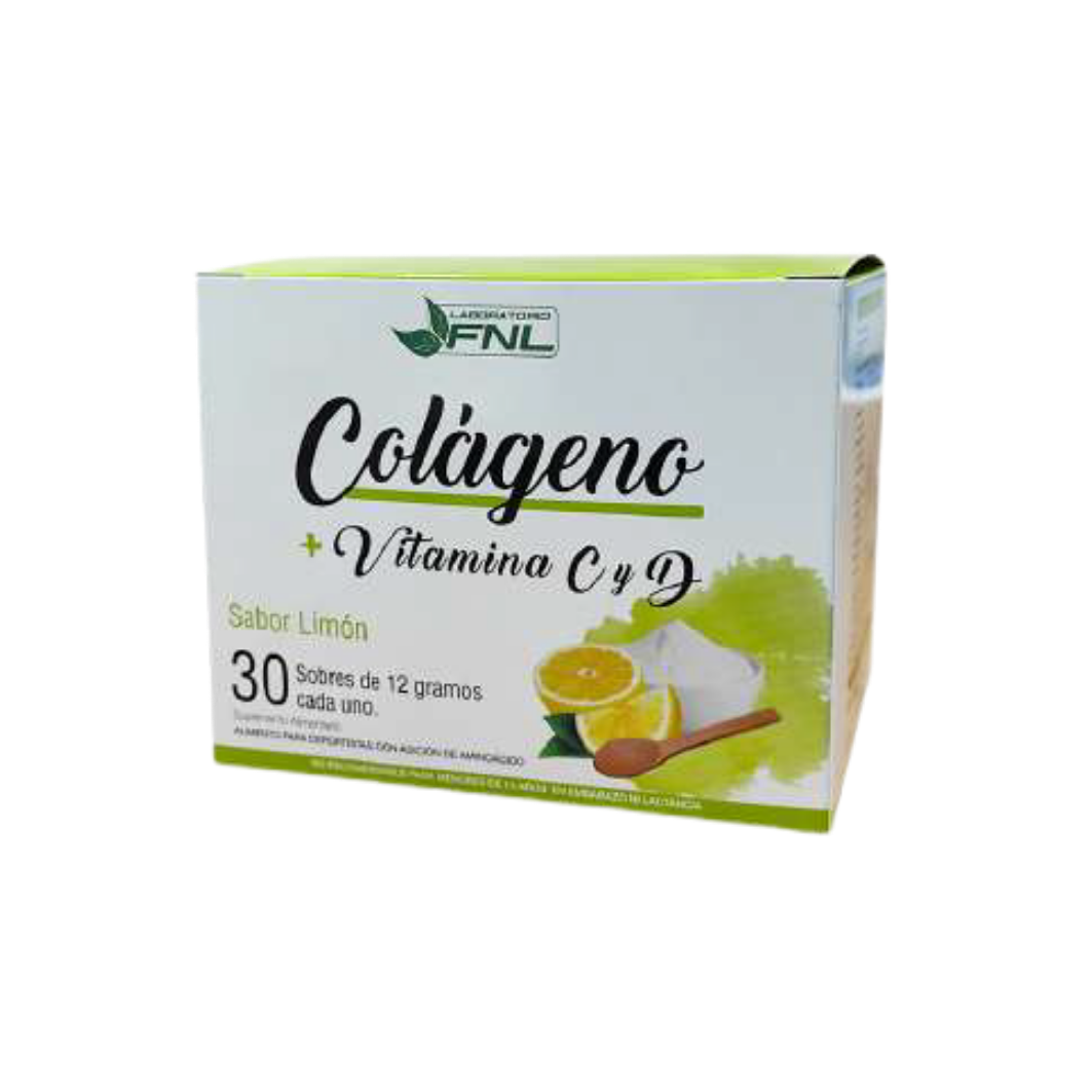 Colágeno Hidrolizado Limón + Vit C Y D