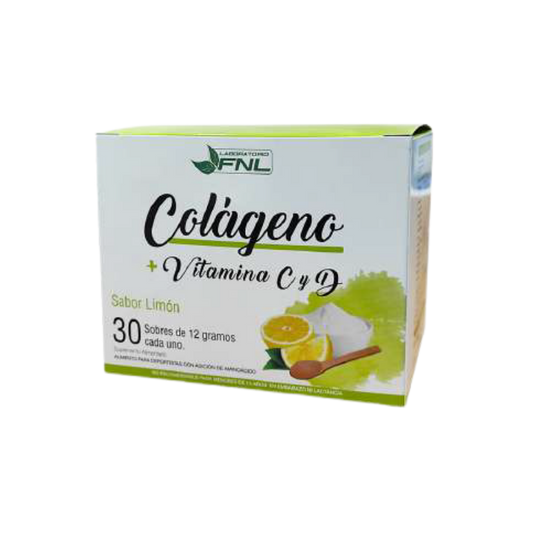 Colágeno Hidrolizado Limón + Vit C Y D