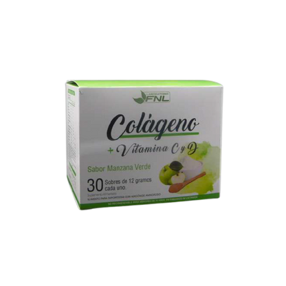 Colágeno Hidrolizado Manzana + Vit C Y D