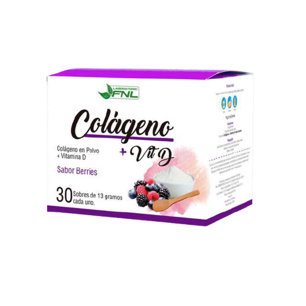 Colágeno Hidrolizado Berries + Vit C Y D