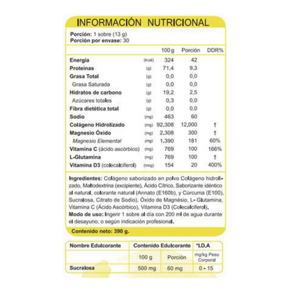 Colágeno Hidrolizado Maracuyá + Vit C Y D