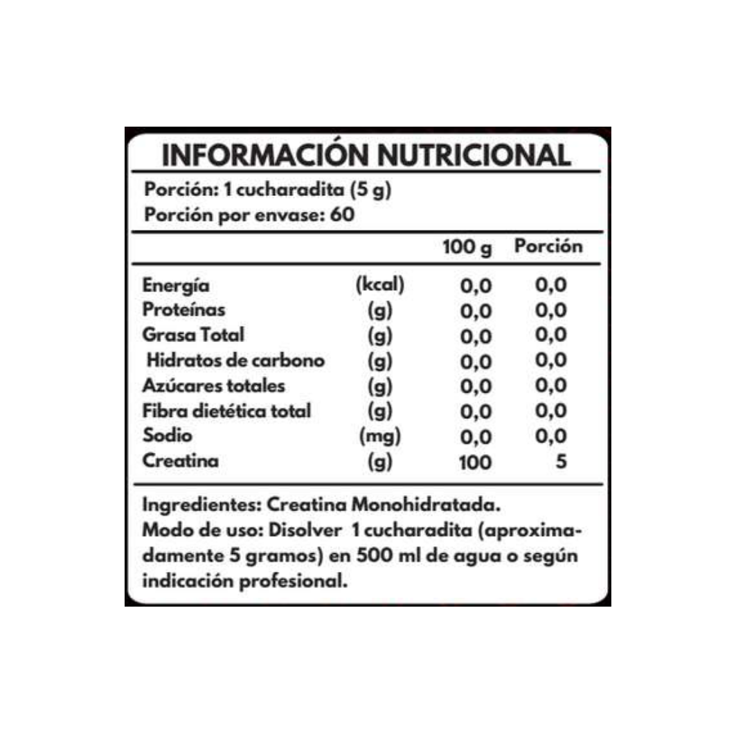 Creatina Monohidratada Polvo