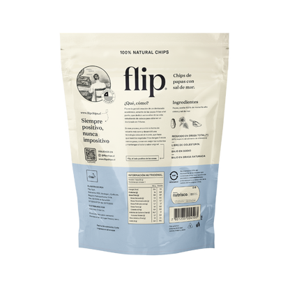 FLIP Chips de Papas con Sal de Mar 30 grs