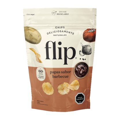 FLIP Chips de Papas Barbecue Familiar 140 grs