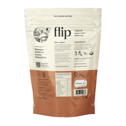 FLIP Chips de Papas Barbecue Familiar 140 grs