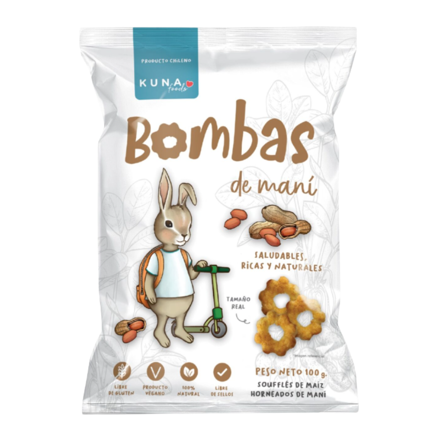 KUNA Bombas de Maní Familiar 100 grs