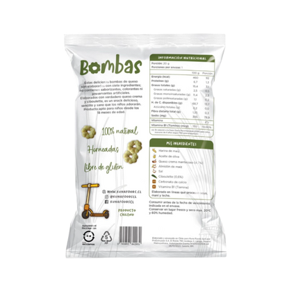 KUNA Bombas Queso Crema Ciboulette 20 grs