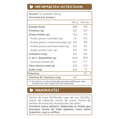 KUNA Galletas Cookids 30 grs