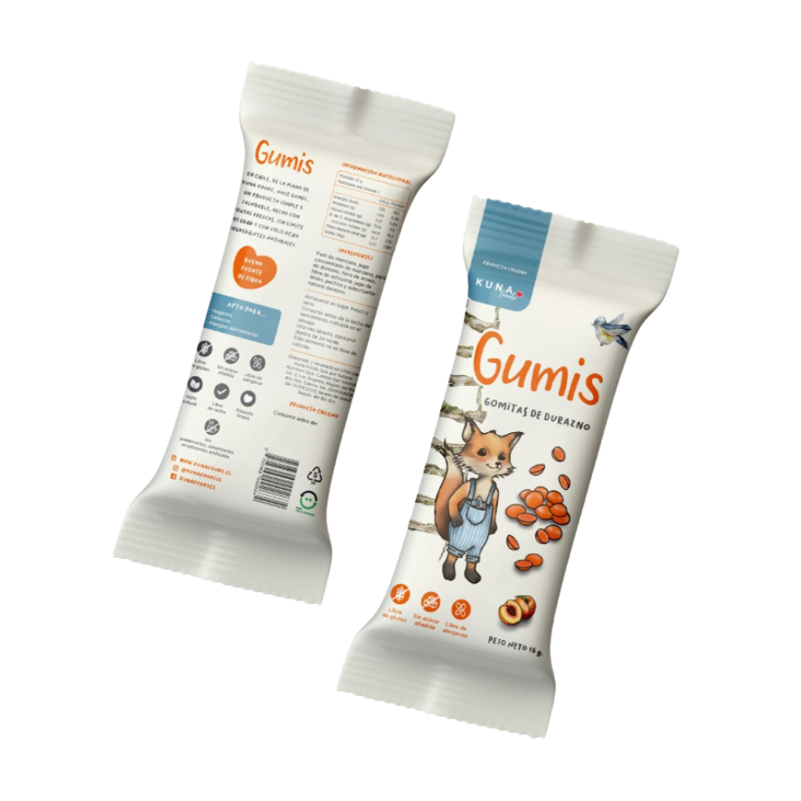 KUNA Gumis Durazno 16 grs