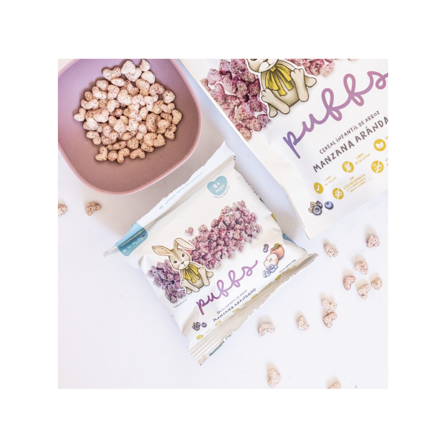 KUNA Puffs Manzana Arándano 10 grs