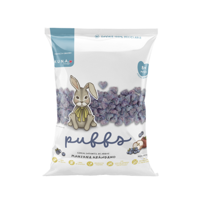 KUNA Puffs Manzana Arándano 10 grs