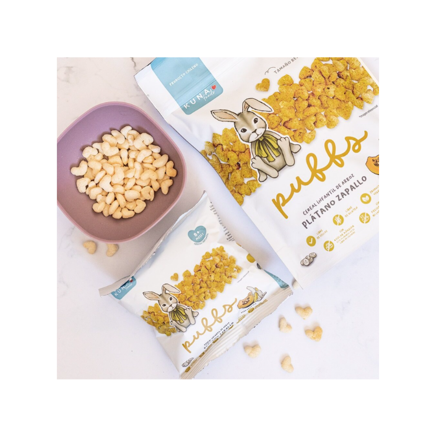 KUNA Puffs Plátano Zapallo 10 grs