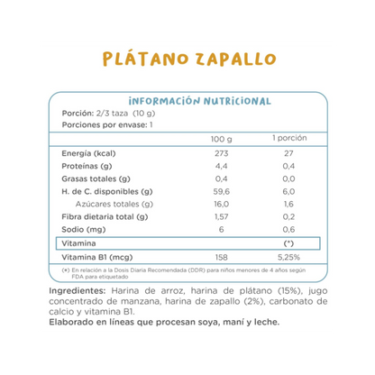 KUNA Puffs Plátano Zapallo 10 grs