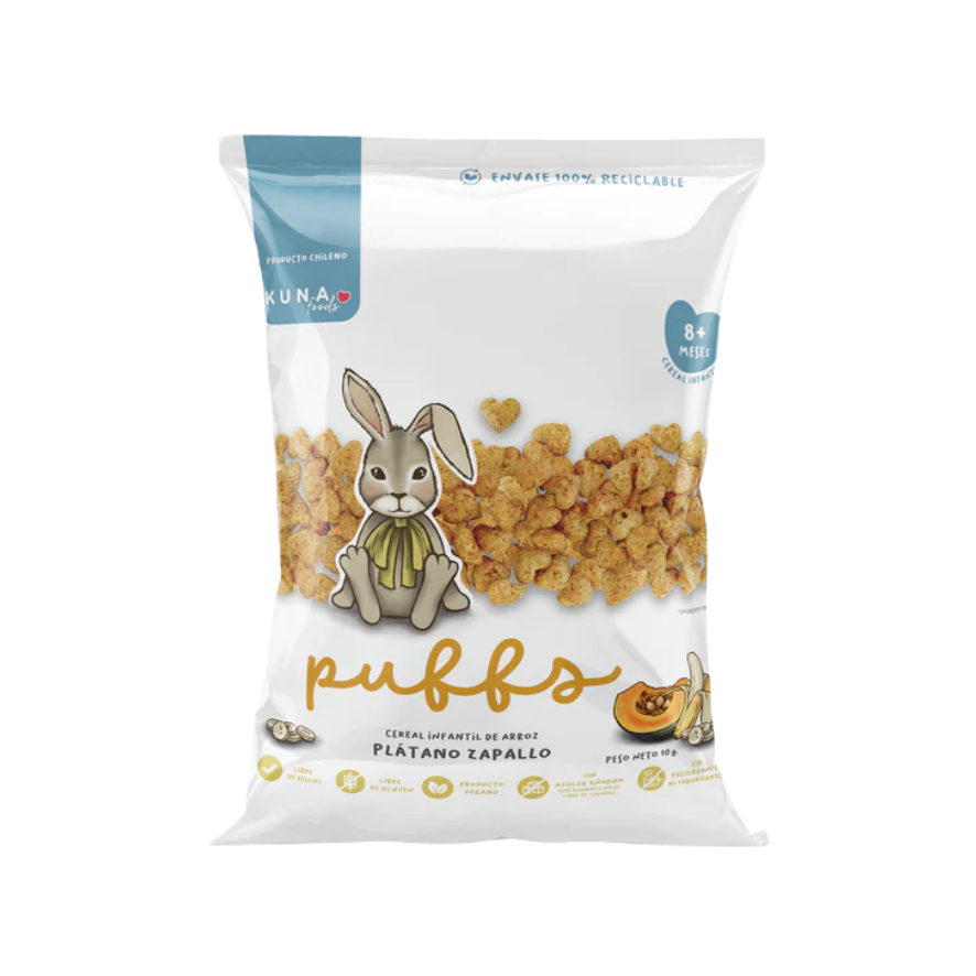KUNA Puffs Plátano Zapallo 10 grs