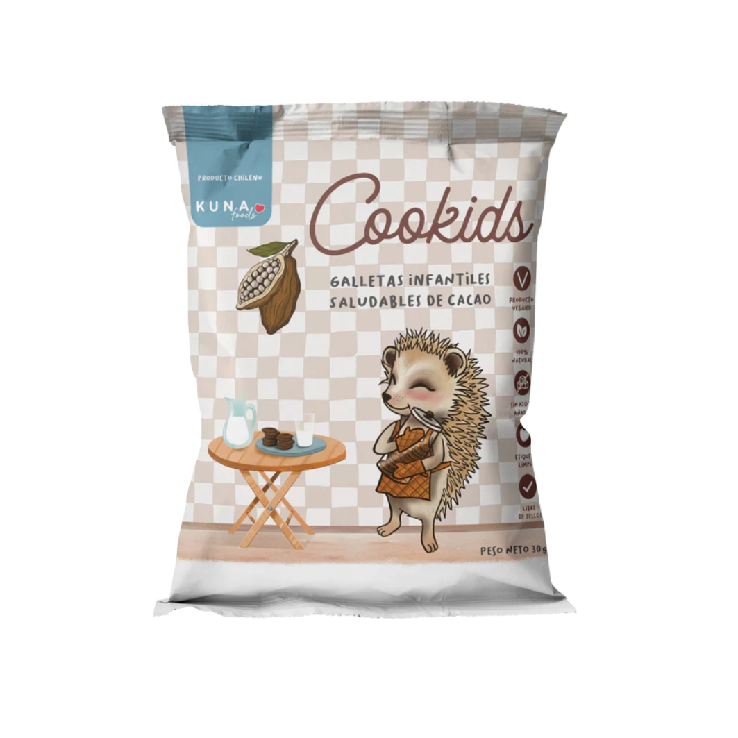 KUNA Galletas Cookids Cacao 30 grs