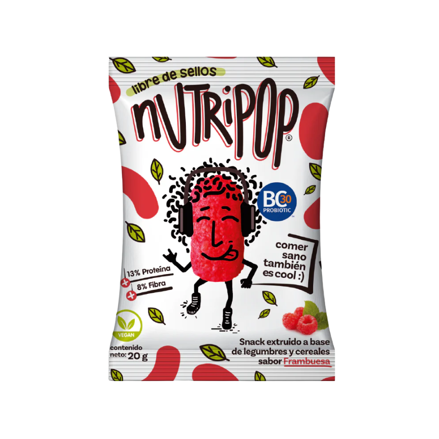 NUTRIPOP Suflés Frambuesa 20 grs