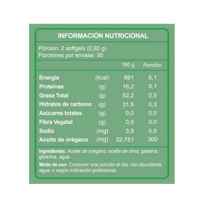 Aceite De Orégano