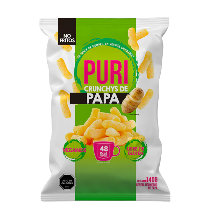 PURI Crunchys de Papas Familiar 140 grs