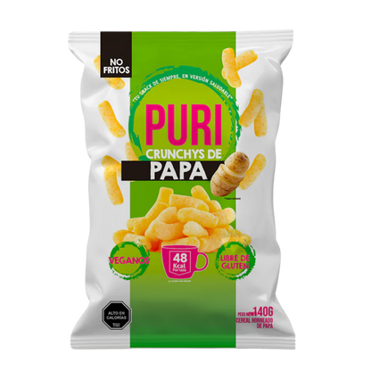 PURI Crunchys de Papas Familiar 140 grs