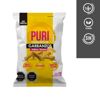 PURI Crunchys de Garbanzo Queso 25 grs