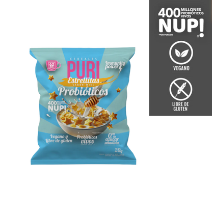 PURI Cereal Estrellitas con Probióticos 20 grs