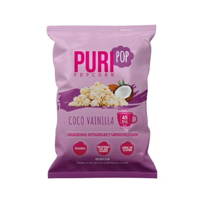PURI Popcorn Coco Vainilla 25 grs