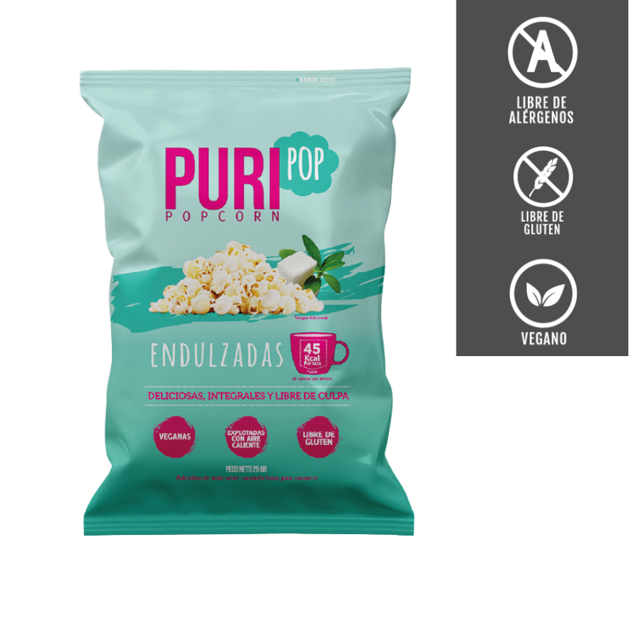 PURI Popcorn Endulzadas 25 grs