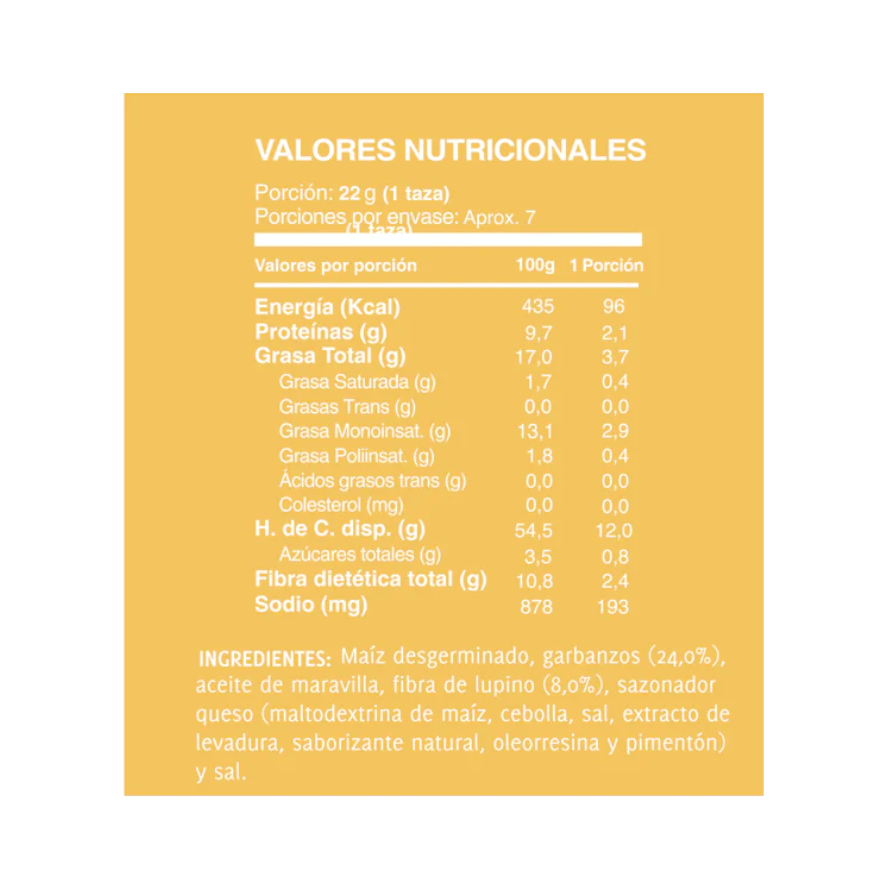 PURI Ramitas de Garbanzo Queso Familiar 150 grs