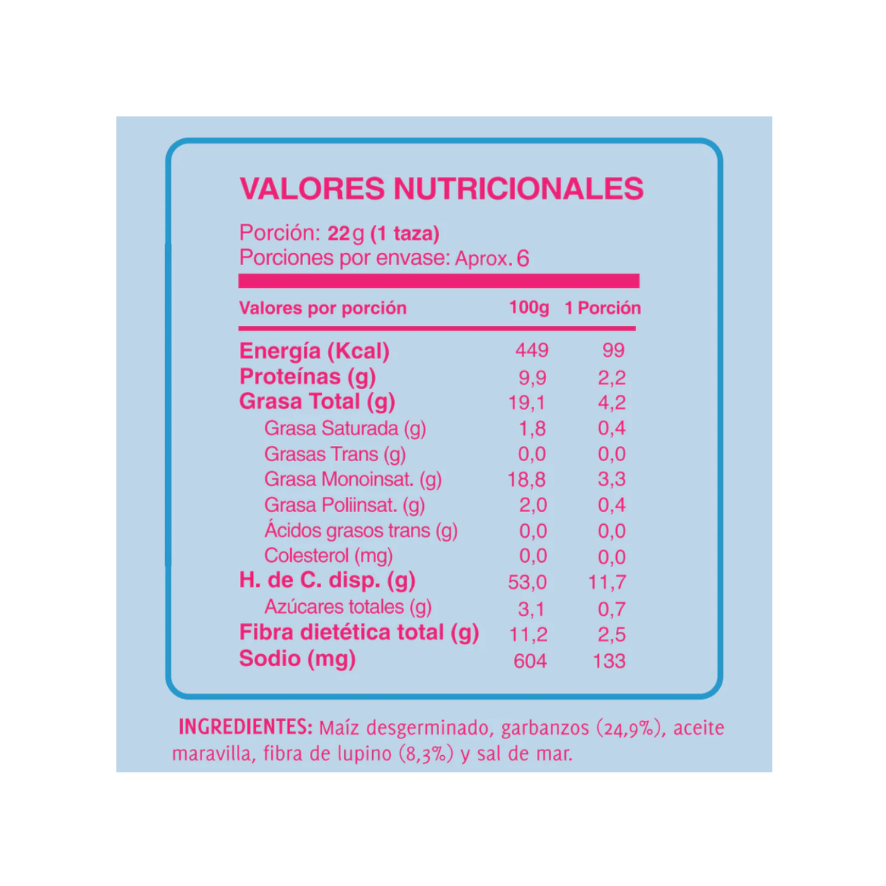PURI Ramitas de Garbanzo con Sal de Mar Familiar 150 grs
