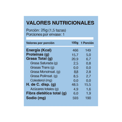 PURI Crunchys de Garbanzos Maní 25 grs