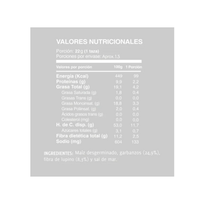 PURI Ramitas de Garbanzo con Sal de Mar 25 grs