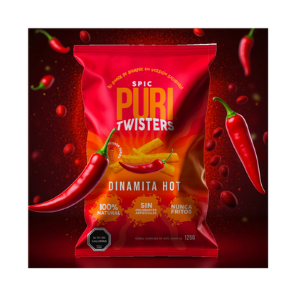 PURI Twisters Dinamita Hot Familiar 125 grs
