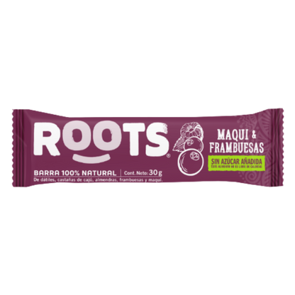 ROOTS Barra Maqui Frambuesa 30 grs