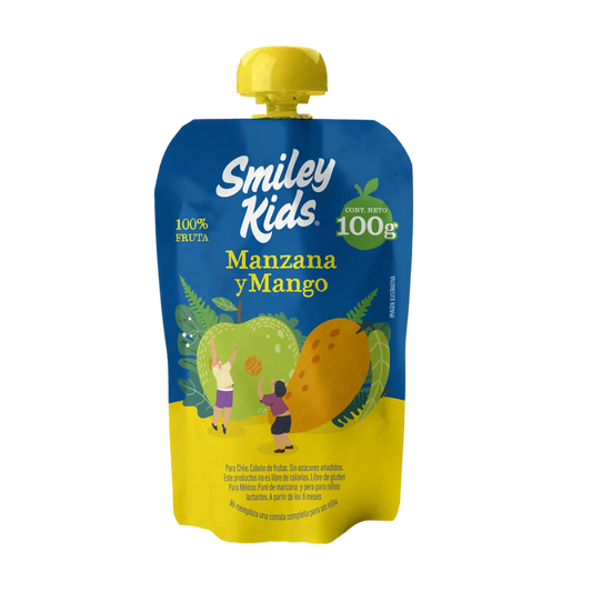 SMILEY KIDS Compota Manzana Mango 100 grs