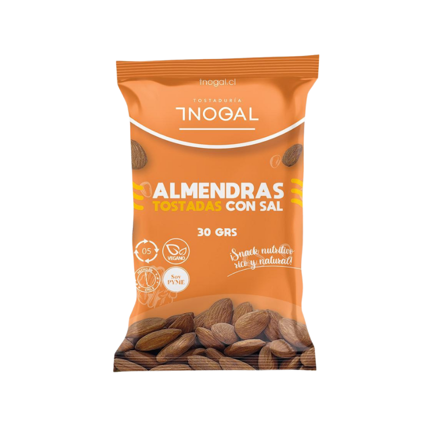 TNOGAL Almendras Tostadas con Sal 30 grs
